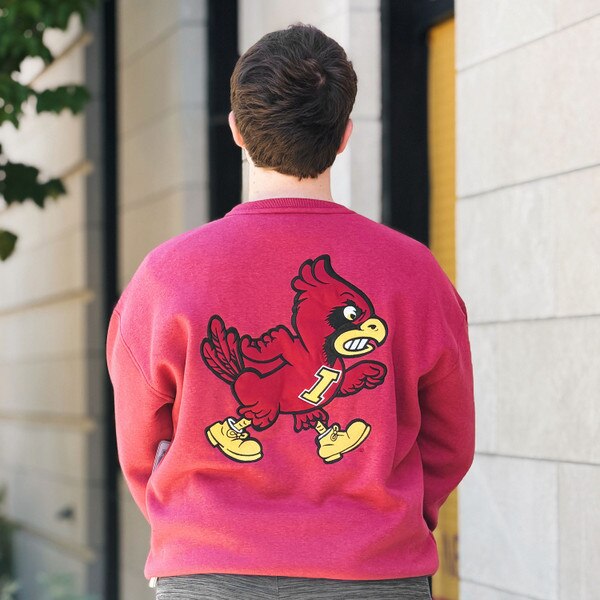 Colosseum Walking Cy Cardinal Rich Vintage Crewneck Sweatshirt back